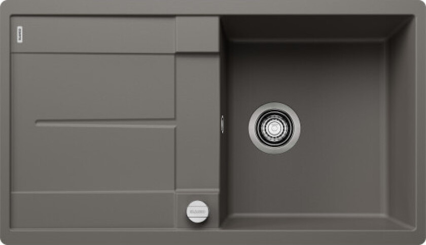 Metra 5S-F MX kjøkkenvask, 85x49 cm, grå