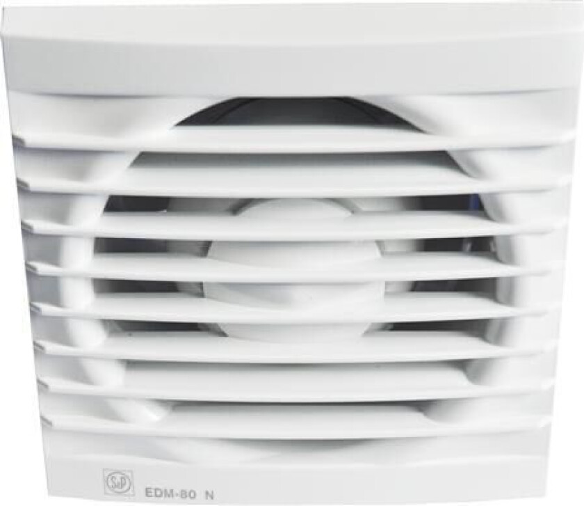 EDM 80 baderomsvifte, 230V, hvit