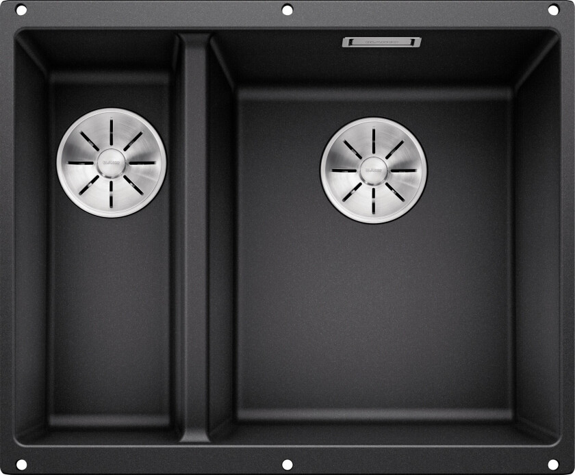 Subline 340/160-U kjøkkenvask, 55,5x46 cm, antrasitt