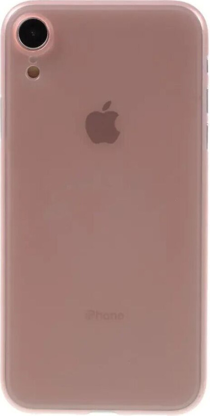 iPhone XR Tynt Plast Deksel - Rose Gold