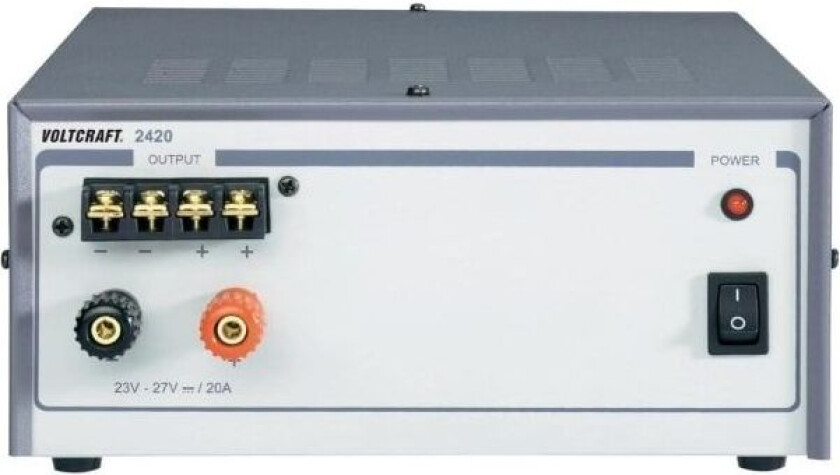 Voltcraft laboratoriestrømforsyning, fast spenning FSP 2420 24 - 29 V/DC 20 - 20 A 540 W 1 x (FSP 2420)