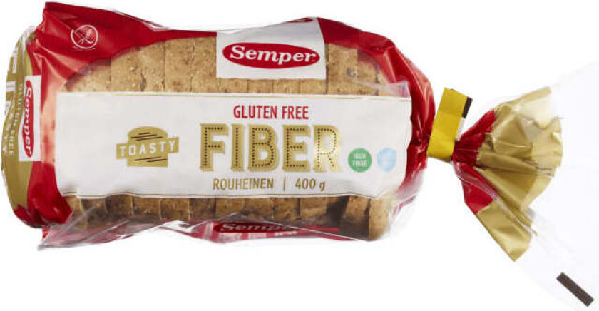 Toasty Fiber Brød glutenfri 400g