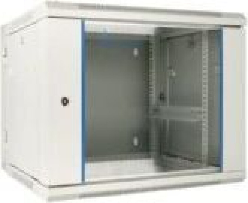 Extralink AZH - Rack skap - swing type - veggmonterbar - grå - 12U - 19
