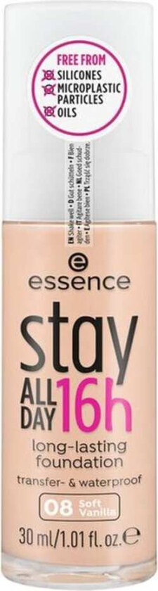 Stay All Day Long-Lasting Foundation, 30 ml Foundation