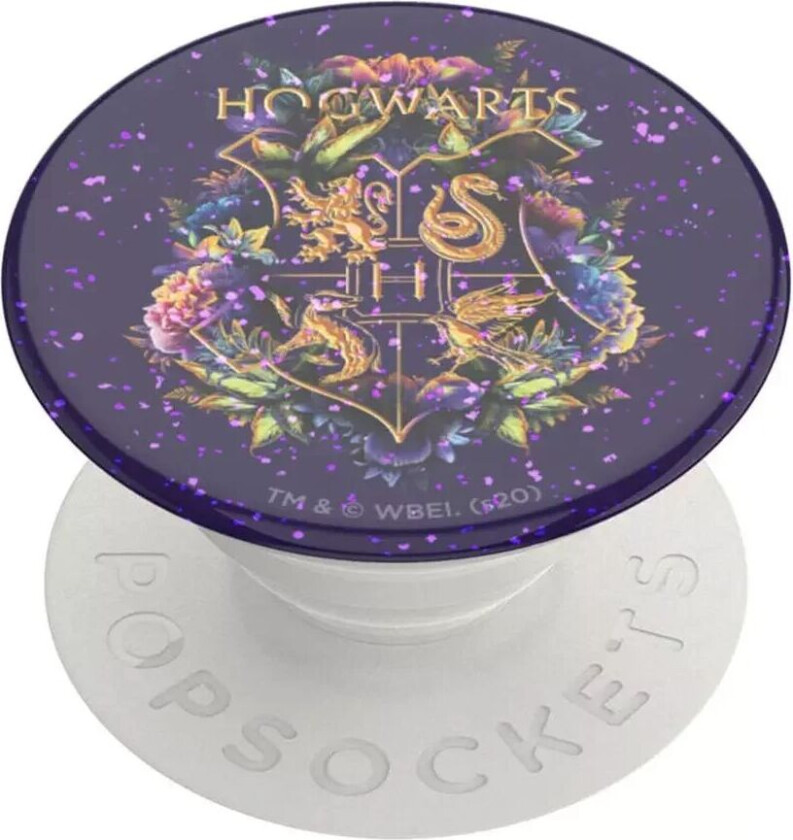 POPSOCKETS PopGrip - Glitter Hogwarts Floral - Stativ og Grep