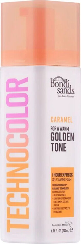 Technocolor 1 Hour Express Self Tanning Foam Caramel 200 ml