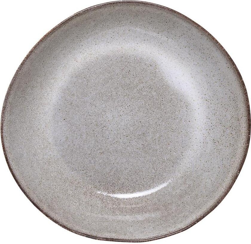 Sandrine dyp tallerken grå