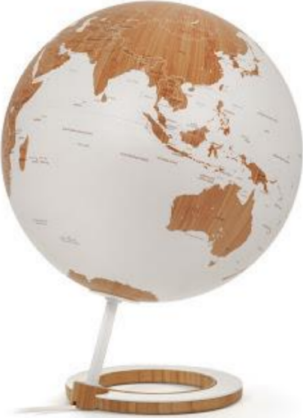 Bambus globus med lys