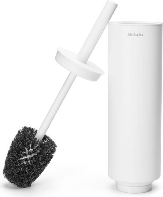 MindSet Toalettbørste med Holder Mineral Fresh White