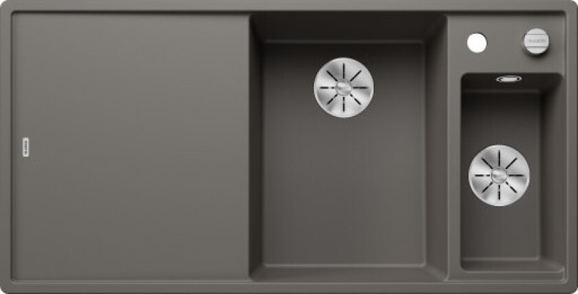 Axia III 6S MXI kjøkkenvask, 100x51cm, grå