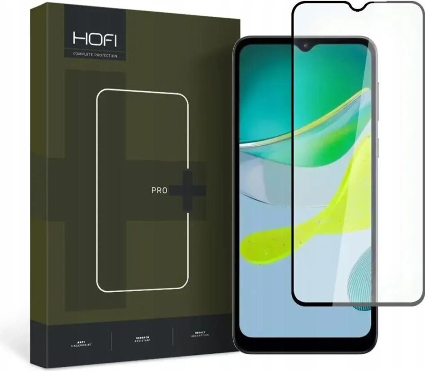 Motorola Moto E13 Hofi Glass Pro+ Skjermbeskytter - Case Friendly - Svart Kant