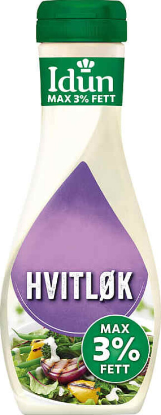 Idun Dressing Hvitløk Max 3% 252g