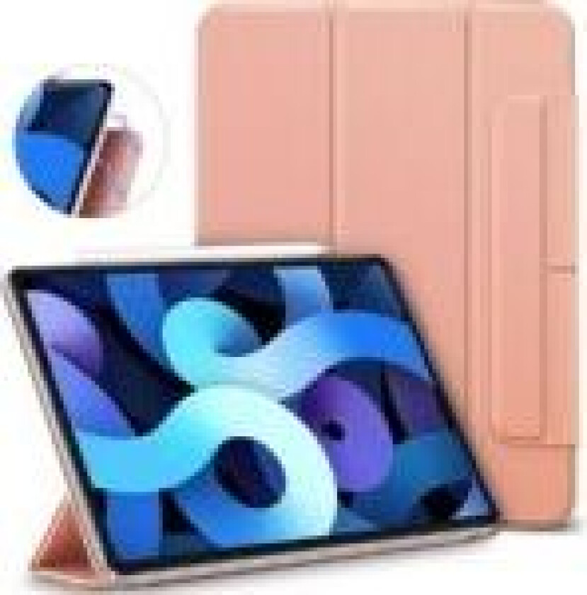 iPad Air (2022/2020) Rebound Magnetic Deksel - Rose Gold