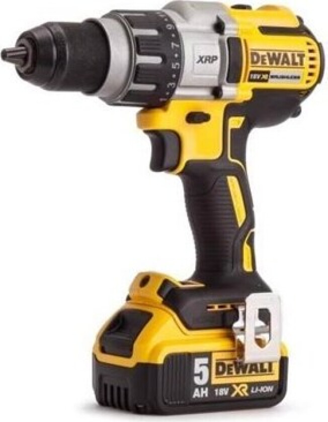 Dewalt DCD991P2 Borskrutrekker med 2 stk 5,0 Ah batterier og lader