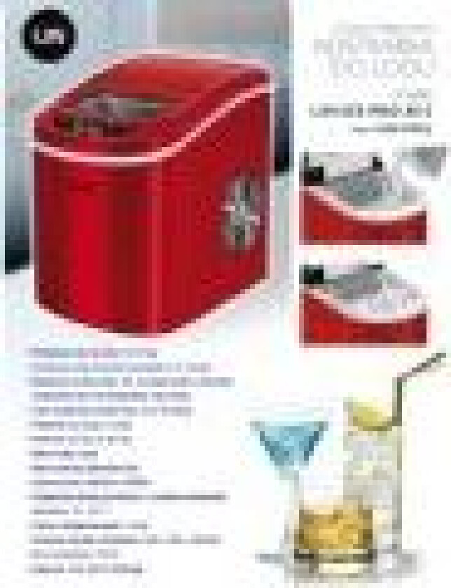 Ismaskin Lin ICE PRO-R12 Rød 112 W 2,2 L