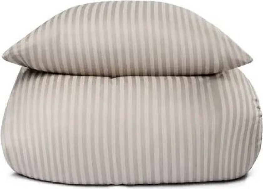 Barn sengesett - 100x140 cm - 100% bomullssateng - Sand ensfarget sengetøy -