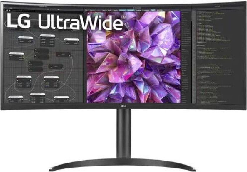 Lg 34wq75c-b Curved 34.14" 3440 X 1440 21:9 Ips 60hz