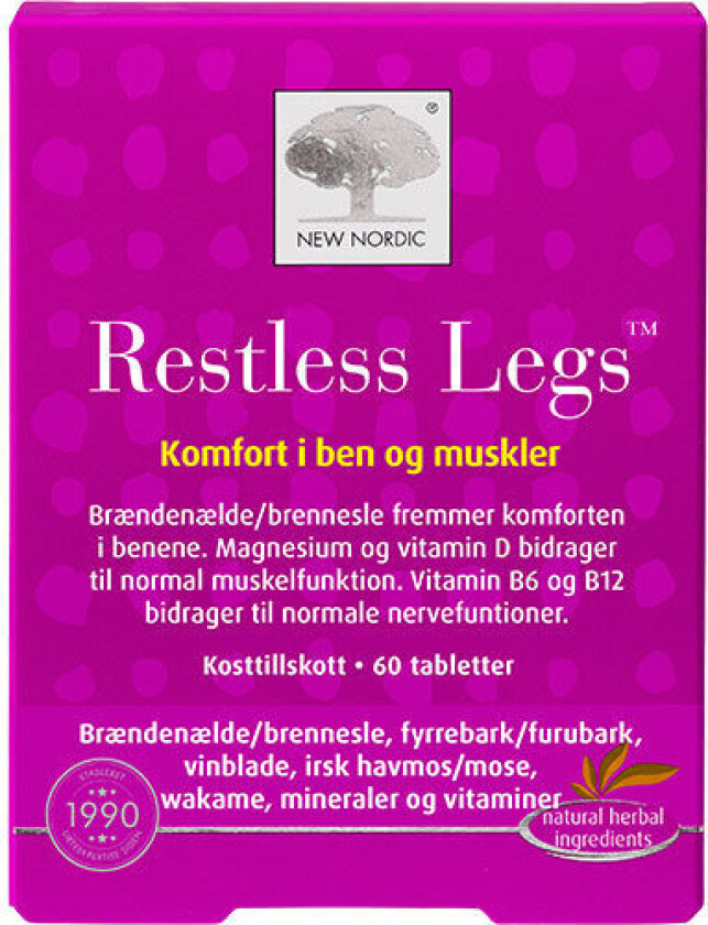 rastløse ben - 60 Tabletter