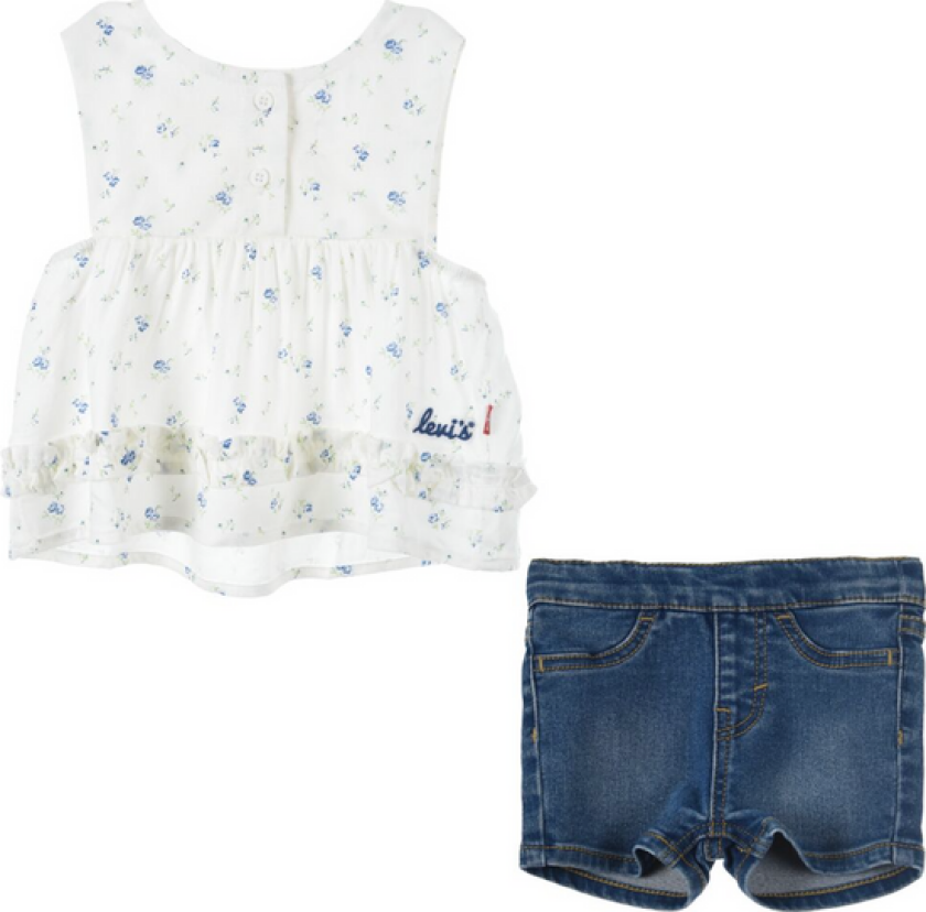 shorts sett - white alyssum