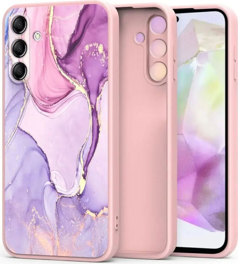 Samsung Galaxy A35 (5G) Tech-Protect Icon Deksel - Colorful Marble