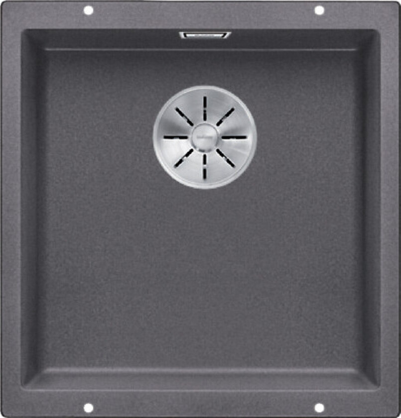 Subline 400-U kjøkkenvask, 43x46 cm, grå
