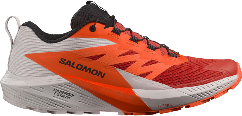 Men's Sense Ride 5 Lunar Rock/shocking Orange/fiery Re UK 9 / EU 43 1/3