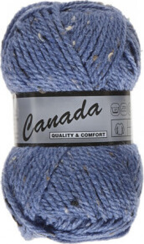 Lammy Canada Garn Mix 455 Blå/Naturlig/Brun