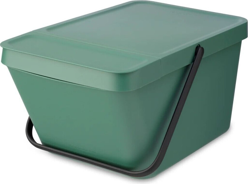 Sort & Go søppelbøtte som kan stables, 20 L Fir Green