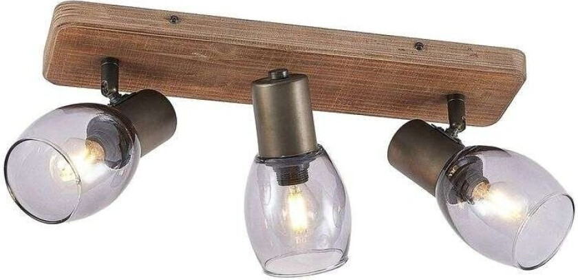 Ineska takspot, 3 lyskilder, kantet