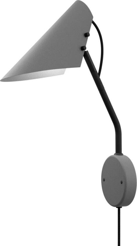 Vincent vegglampe Betong-svart