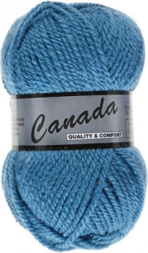 Lammy Canada Garn Unicolour 458 Blått