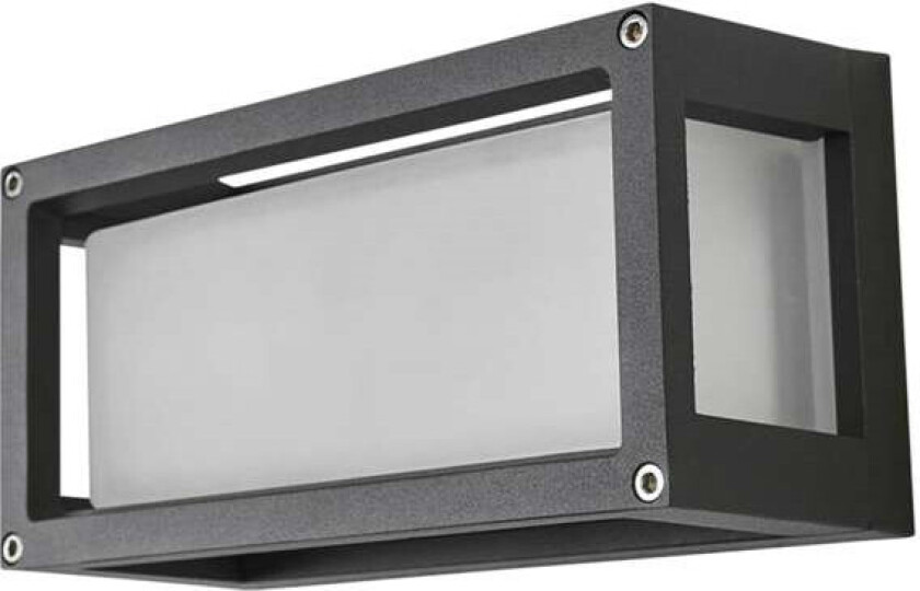 Aurelien - utevegglampe med grå ramme