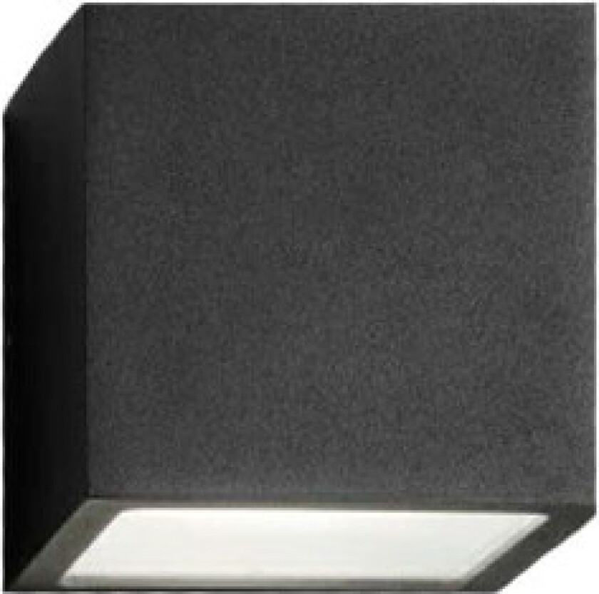 Light-Point Cube vegglampe black