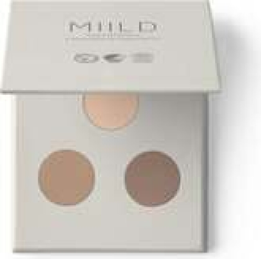 Natural Mineral Eyeshadow And Eyebrow Kit 01 Light Earth
