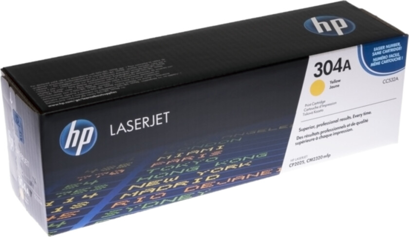 Hp Toner Gul 304a 2.8k - Cc532a