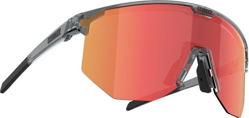 Hero OneSize, Transparent Dark Grey/Brown with Red Multi