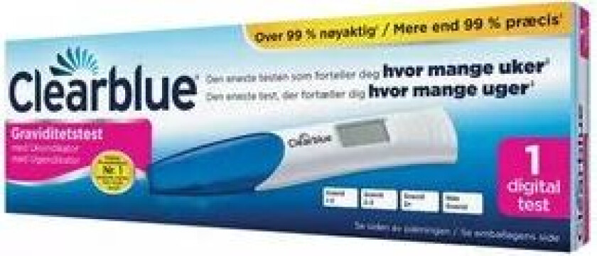 Pregnancy Test With Weeks Indicator, Selvtest