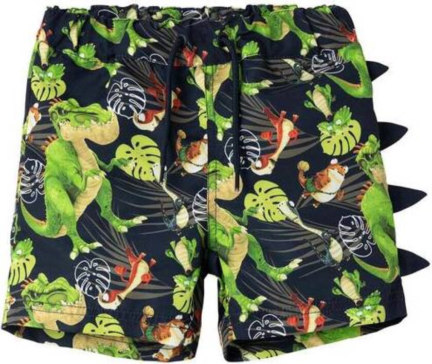 Name It Maz Gigantosaurus Badeshorts, Dark Sapphire