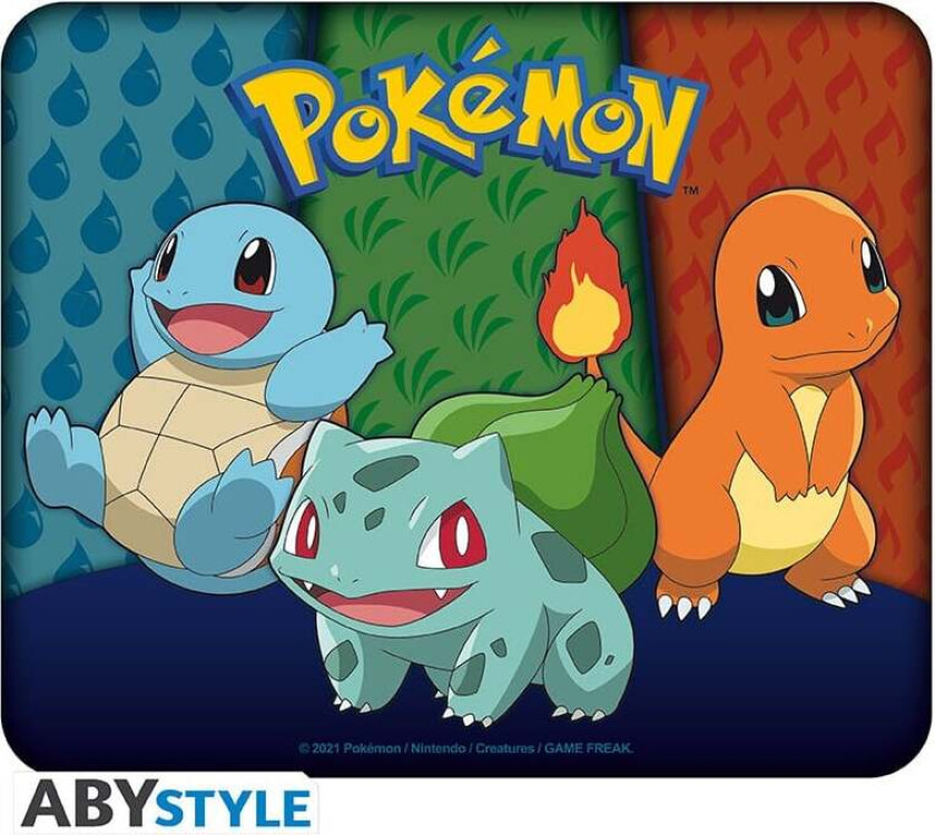 POKEMON - Flexible Mousepad - Starters Kanto