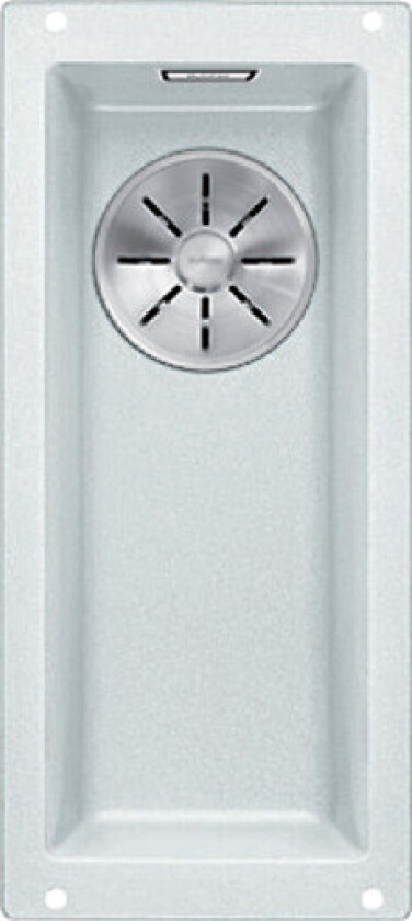 Subline 160-U kjøkkenvask, 19x46 cm, hvit