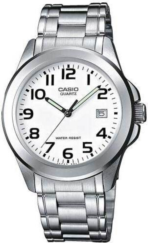Classic MTP-1259PD-7BEG - Kvarts - Sølv - Dameklokker - Rustfritt stål - ledd m/pin - Mineral