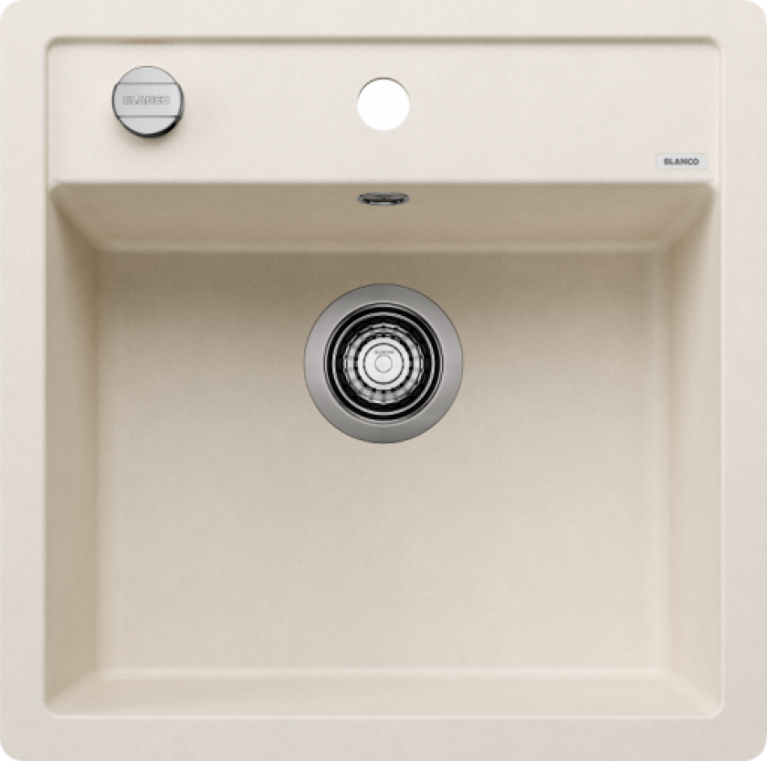 Dalago 5-F MX kjøkkenvask, 50,5x50 cm, hvit