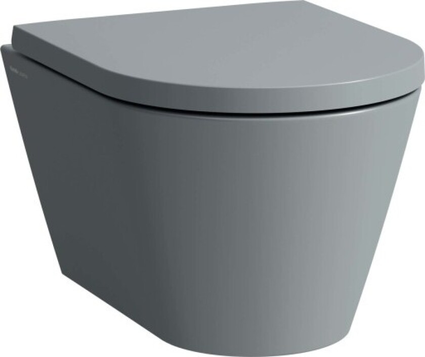 Bilde av Kartell Laufen vegghengt toalett, uten skyllekant, mat grafit
