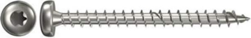 Fischertechnik Fischer 657379 Spånpladeskruer 5 mm 30 mm Invendig sekskant, Indvendig multitand, TX, Torx, T-profil Rustfrit stål V2A korrosionsbestandig 200 stk