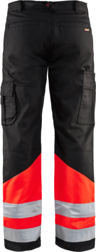 High Vis Pants Black/High Vis Red