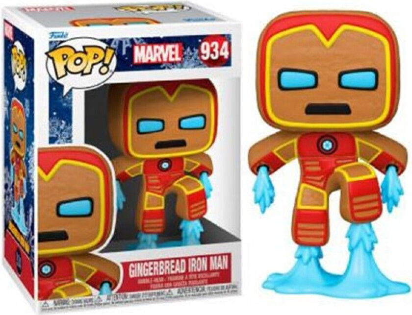 - POP! Marvel: Marvel Holiday - Gingerbread Iron Man - Figur