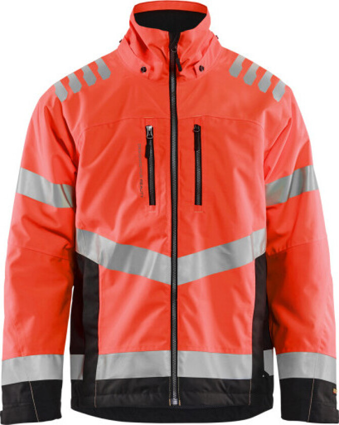 HI-VIS VINTER JAKKE RØD/SORT X