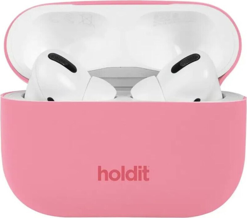 holdit AirPods Pro/AirPods Pro 2 Deksel Silikon Rouge Pink