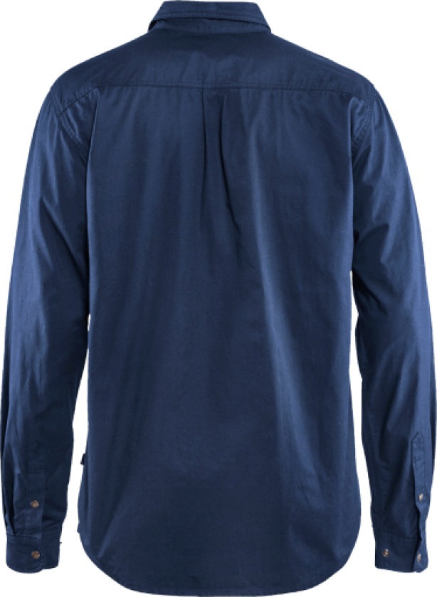 Twillskjorte, marineblå bomull