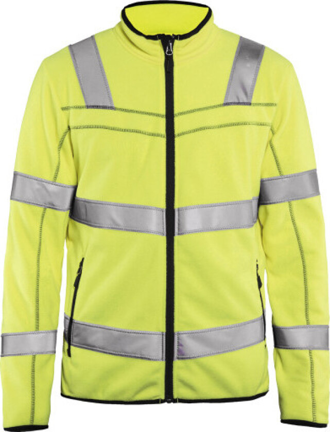 High vis microfleece jakke høy